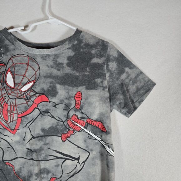 Marvel Boys Youth Grey, White, RedSpider-Man Graphic T-Shirt Small 6/7 - Picture 4 of 10